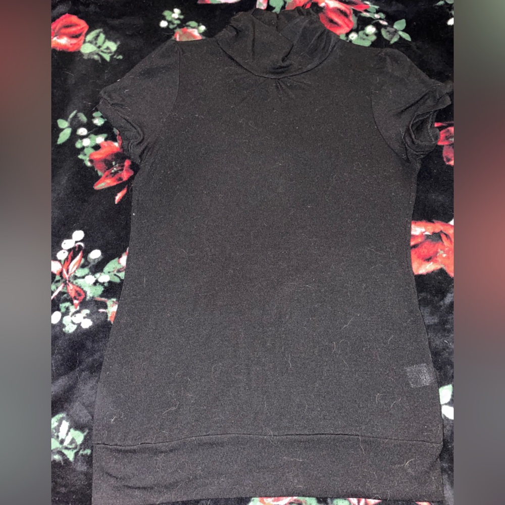 Black Short sleeve turtleneck